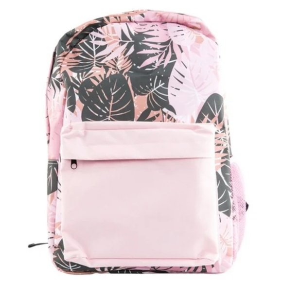 fabfitfun Handbags - Pink Palm Backpack